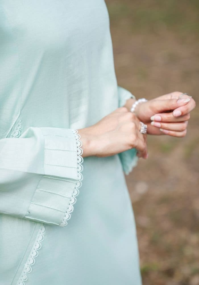 Aafreen Mint – Luxury Lawn 3-Piece Suit (NLC-110-PK)